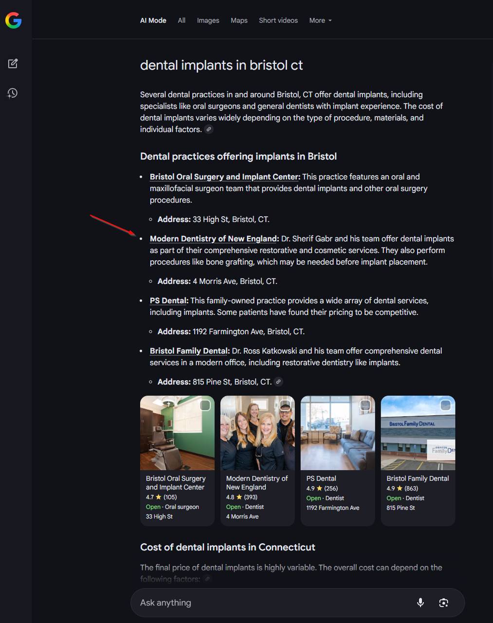 AI visibility social proof screenshot 1